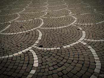 Full frame shot of tiled floor