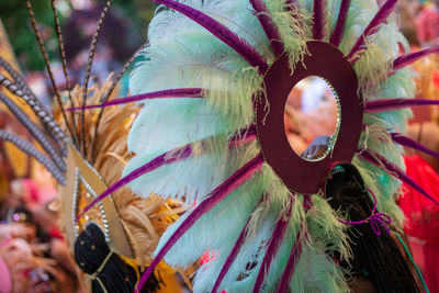 Close-up of multi colored decoration