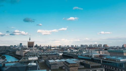 Cityscape against sky