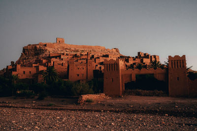 Old ruins against clear sky