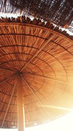 Low angle view of ceiling