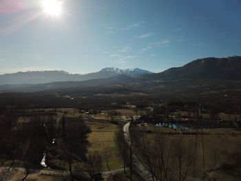 Scenic view of landscape against sky