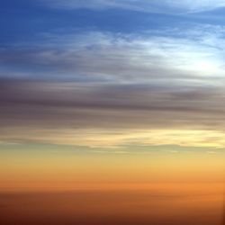 Scenic view of dramatic sky at sunset