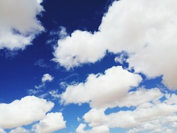 Low angle view of clouds in sky