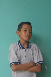 Portrait of cute baby boy