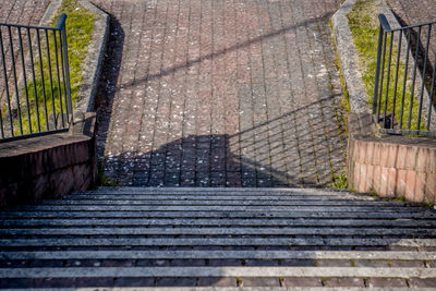 Staircase leading towards building