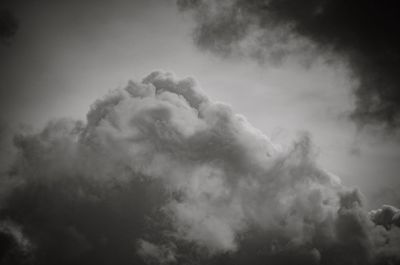 Low angle view of clouds in sky