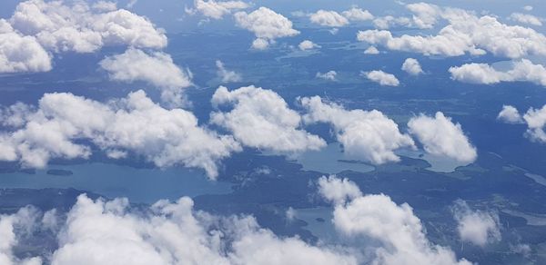 Low angle view of clouds in sky