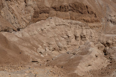 Sea of sodom in the judean desert in israel. dead sea.