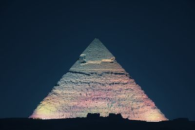Low angle view of historical building against clear sky