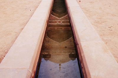 Reflecting pool in front of humayan tomb