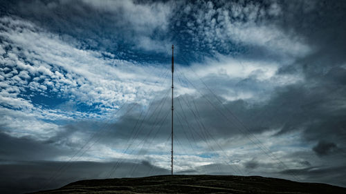 Low angle view of dramatic sky