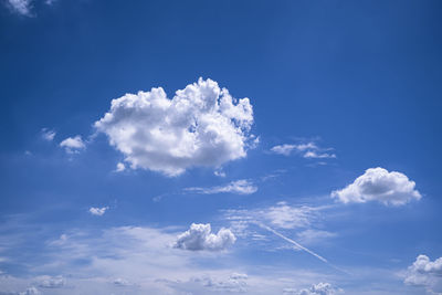 Low angle view of clouds in sky