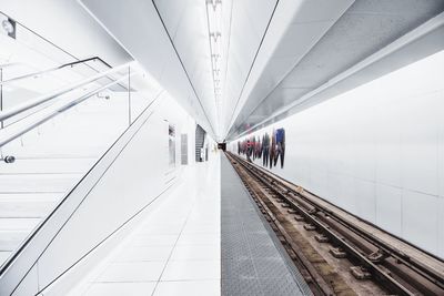 Underground railway station platform