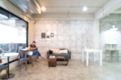 People sitting in restaurant