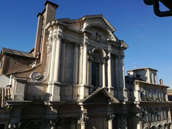 Low angle view of historical building