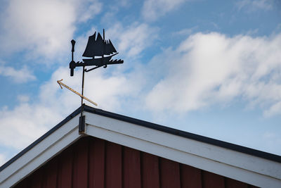 Low angle view of building against sky