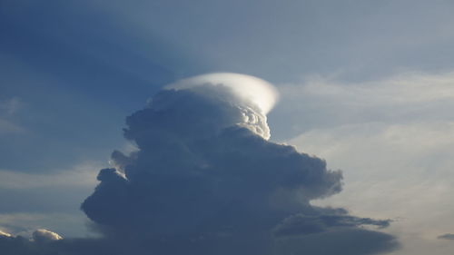 Low angle view of cloudy sky