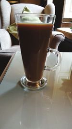 Close-up of drink on table