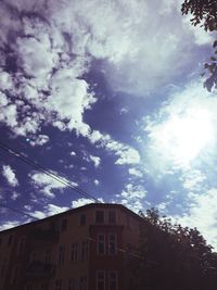 Low angle view of building against sky