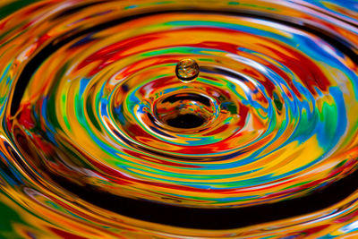 Full frame shot of colorful water
