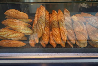 Close-up of meat for sale at store