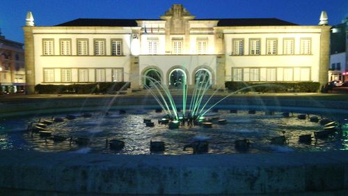 Built structure in water