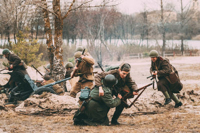 Group of people in traditional clothing