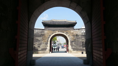 Archway leading to archway