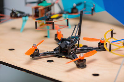 Various mini drone designs for high-speed flights