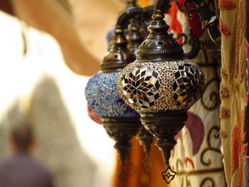 Lanterns at temple