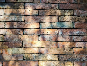 Full frame shot of brick wall