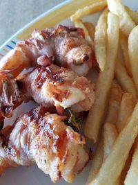 Close-up of food in plate