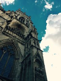 Low angle view of cathedral against sky