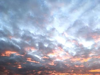 Low angle view of dramatic sky