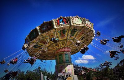 Low angle view of eiffel tower