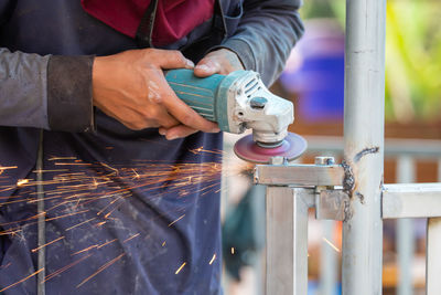 Man working in factory