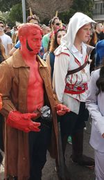 People standing outdoors