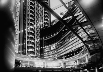 Low angle view of modern building