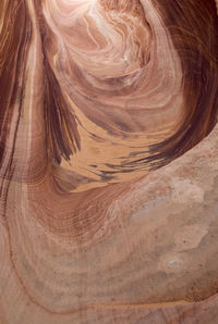 Full frame shot of rock formation the wave