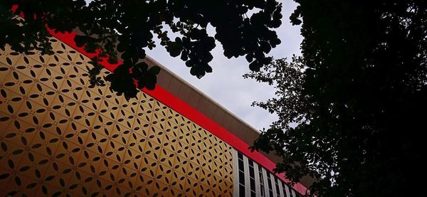 Low angle view of building against sky