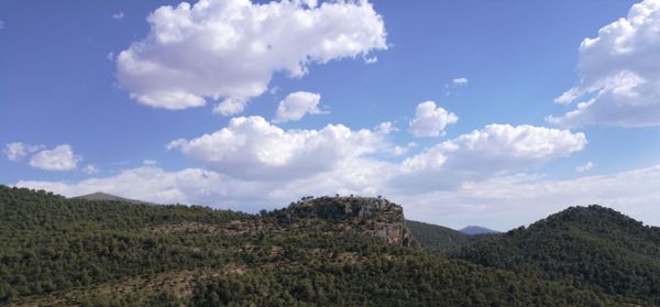 Panoramic view of landscape against sky