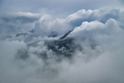 Low angle view of clouds in sky