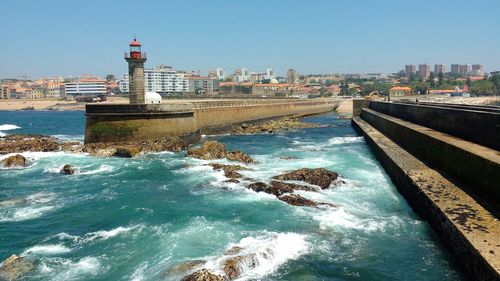 View of porto at waterfront