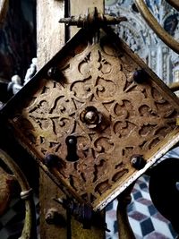 Close up of floral pattern