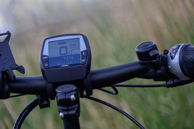 Close-up of bicycle