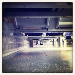 People in underground walkway