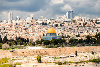 Skyline of jerusalem city, israel.