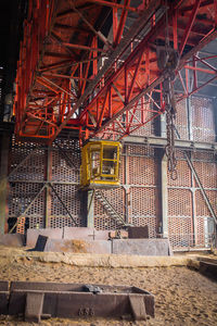 Interior of old abandoned building