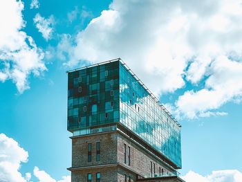 Low angle view of building against sky